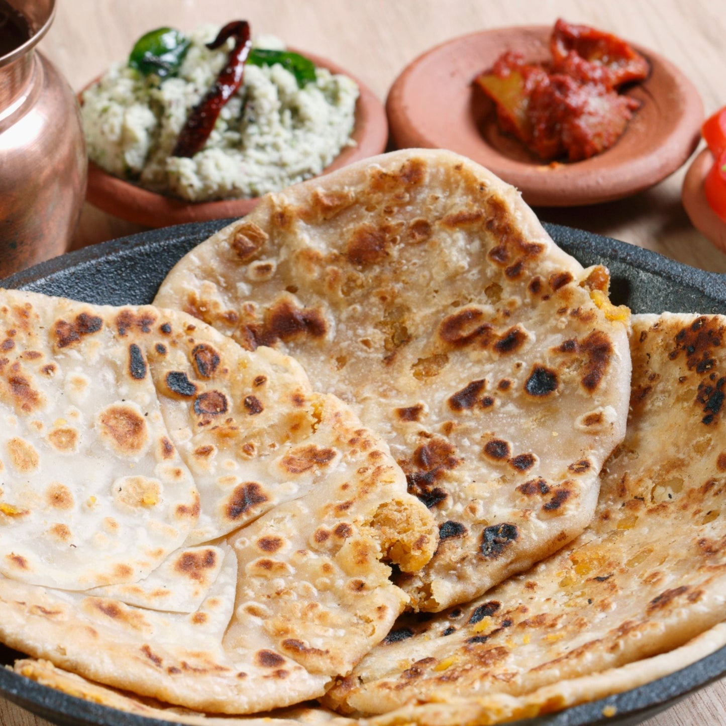 Paneer Onion Parantha (2)