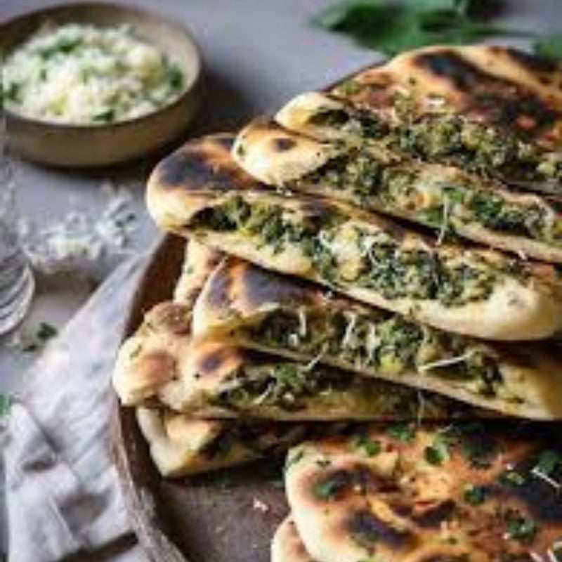 Spinach & Cheese Naan