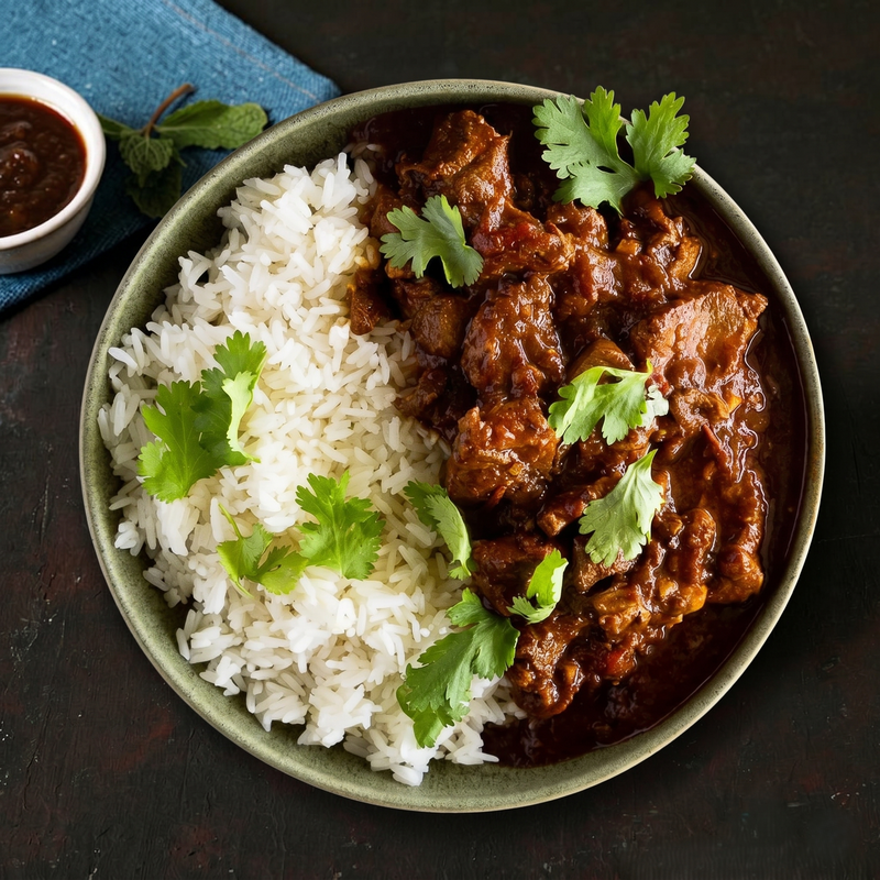 Lamb Curry & Rice