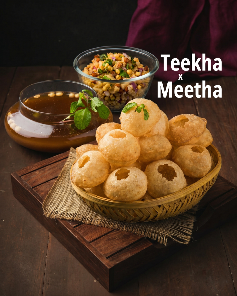 Authentic Crispy Pani Puri Street Style Delight